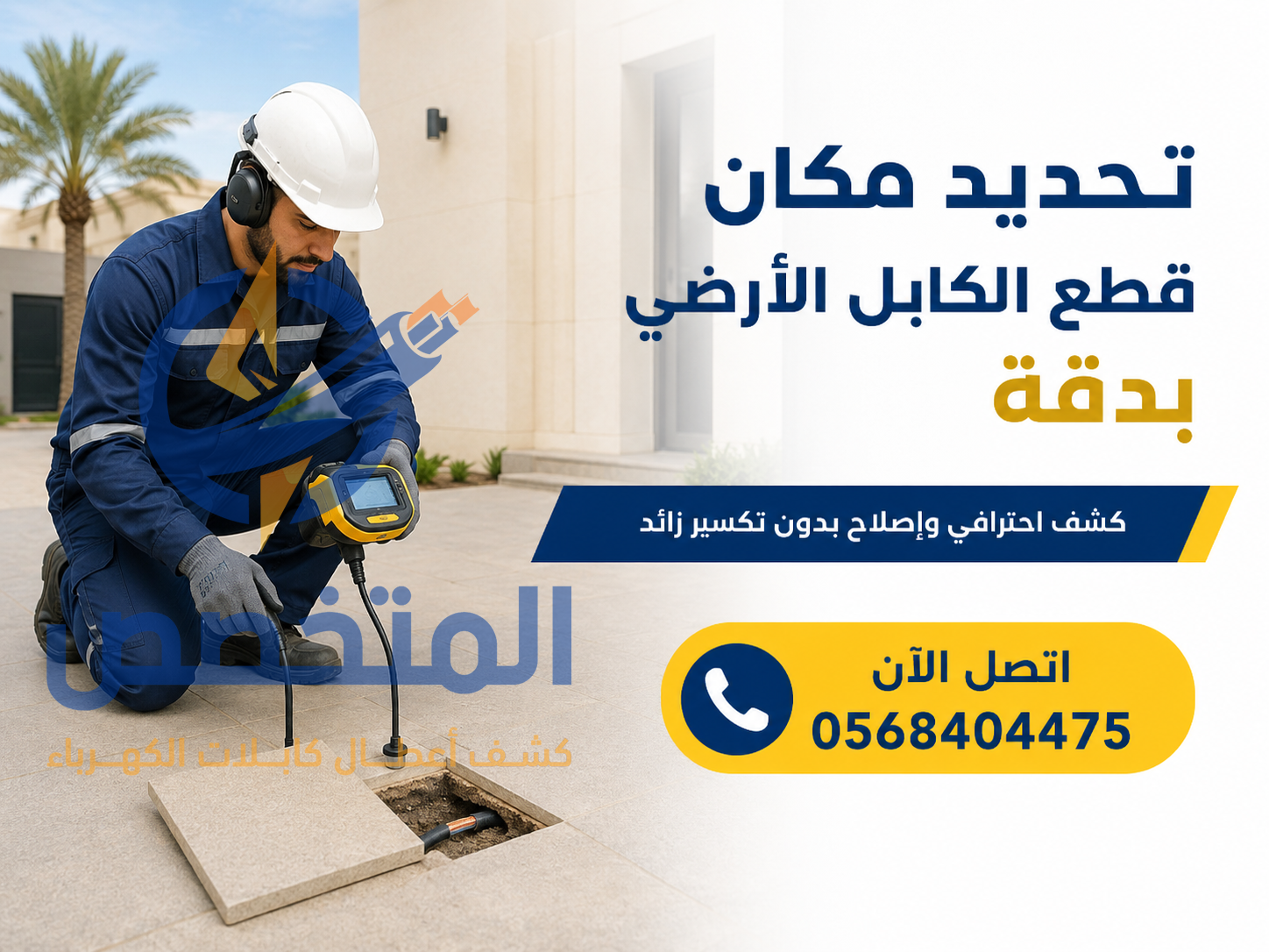 تحديد مكان قطع الكابل الأرضي بدقة لتقصير وقت الإصلاح